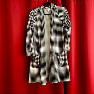 LuLaRoe Black and white checkered Cardigan